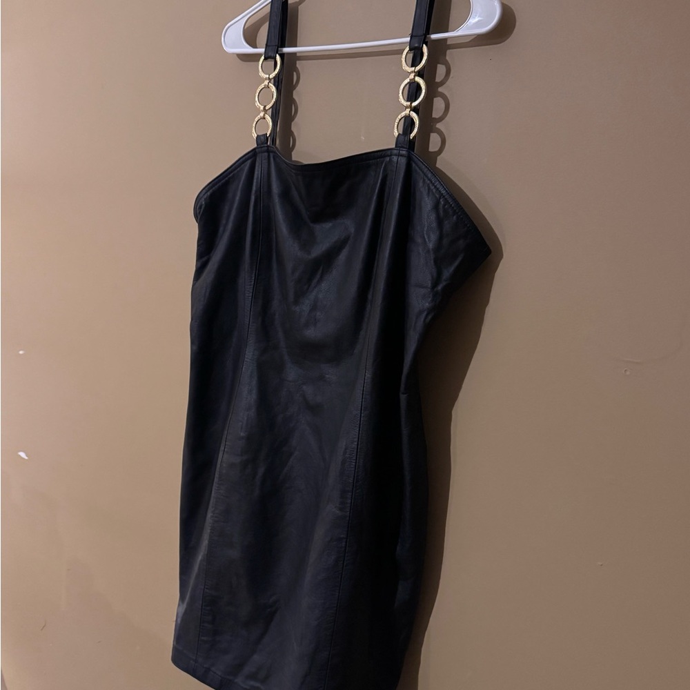 Black Bodycon Mini Dress Spaghetti Strap